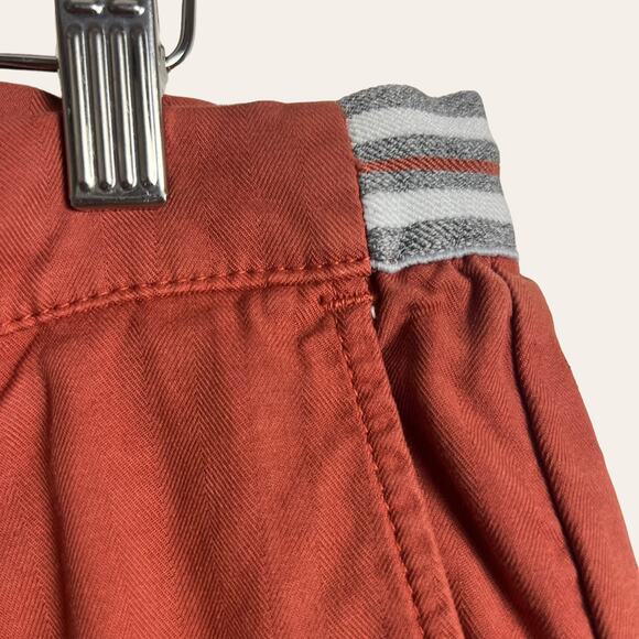 Eleventy Ochre Red Slim Fit Chino Jogger Dress Pants Size 38 - Picture 3 of 10